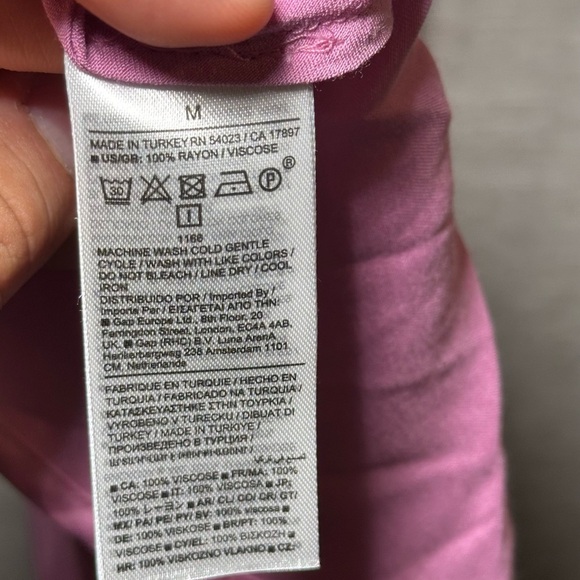 Banana Republic Plunge Draped V-Neck Long Satin Maxi Dress Size M - Picture 7 of 9